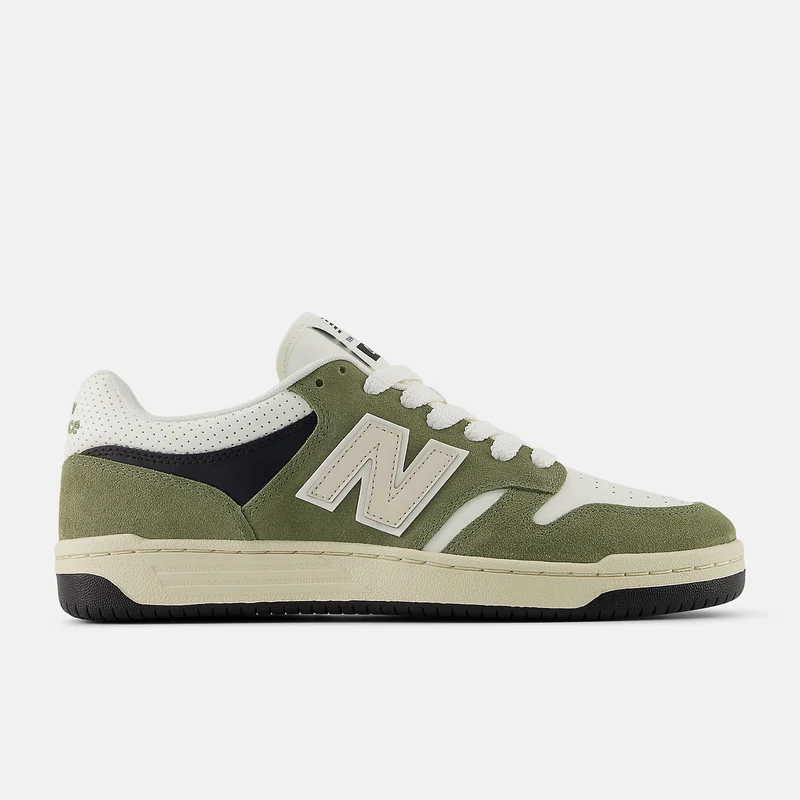 New Balance Herren BB480 Trainer | Dunkles Olivin / Meersalz