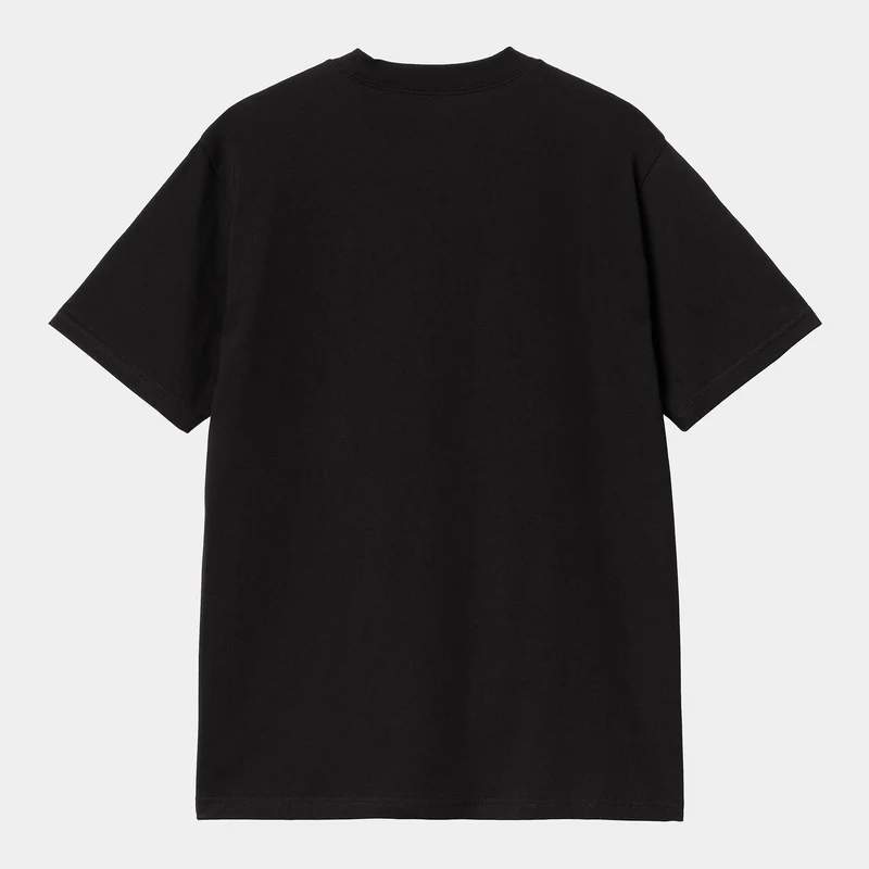 Carhartt WIP Herren Solar Chrome Script T-Shirt | Schwarz