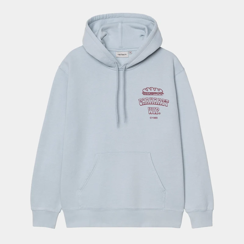 Carhartt WIP Herren Sandwich Sweat Hoodie | Blauer Nebel