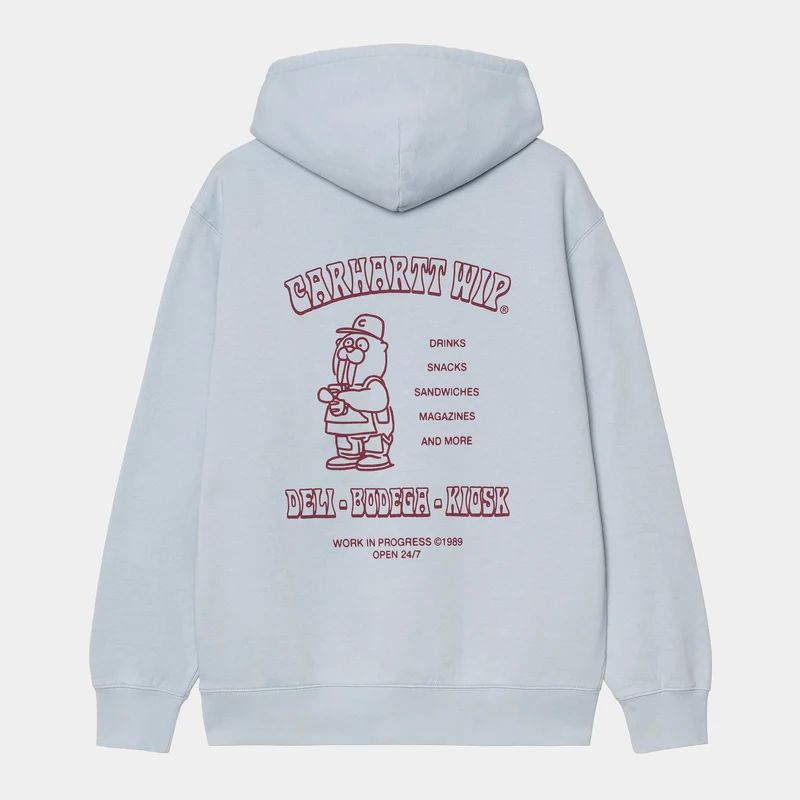 Carhartt WIP Herren Sandwich Sweat Hoodie | Blauer Nebel