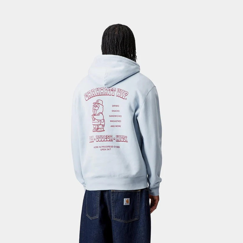 Carhartt WIP Herren Sandwich Sweat Hoodie | Blauer Nebel