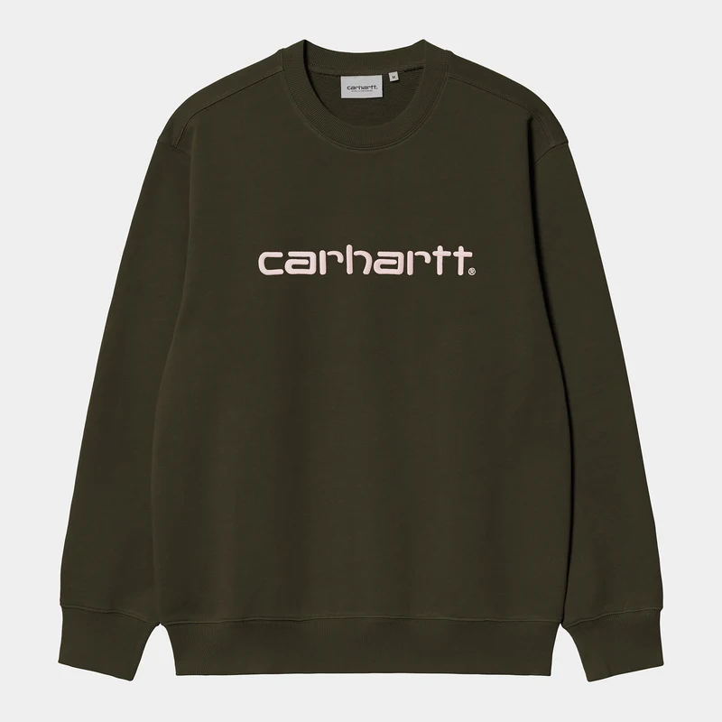 Carhartt WIP Herren Carhartt WIP Sweat Top - Schildkröte / Luftrosa