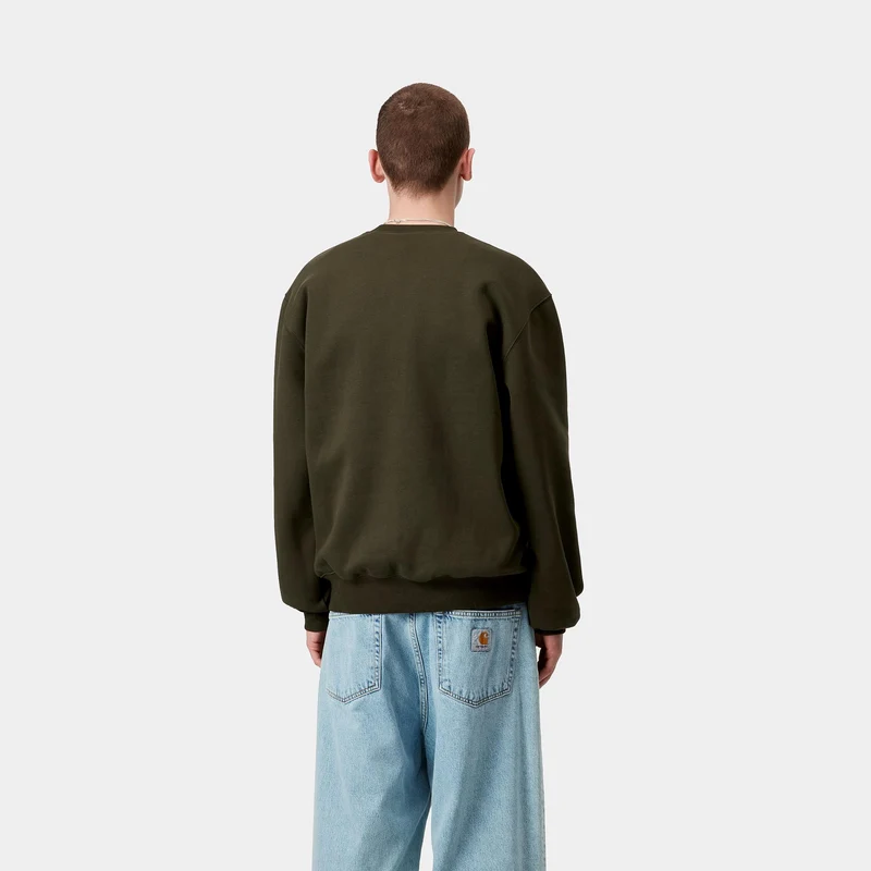 Carhartt WIP Herren Carhartt WIP Sweat Top - Schildkröte / Luftrosa
