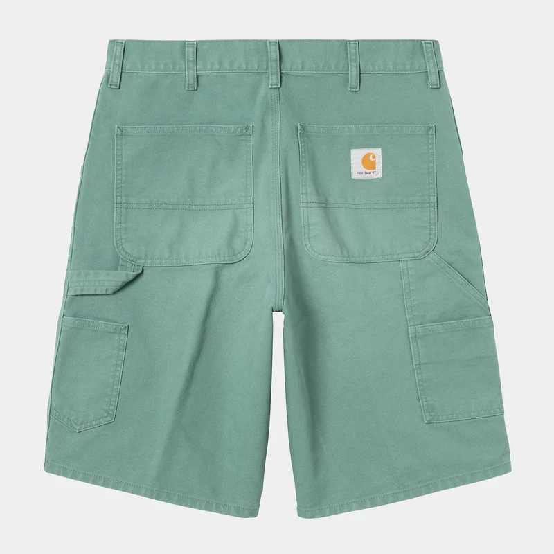 Carhartt WIP Herren Single Knee Dearborn Canvas Short | Silver Pine