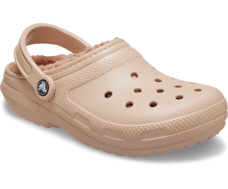 Crocs Unisex-Klassiker Lined Clog | Rosa Karamell
