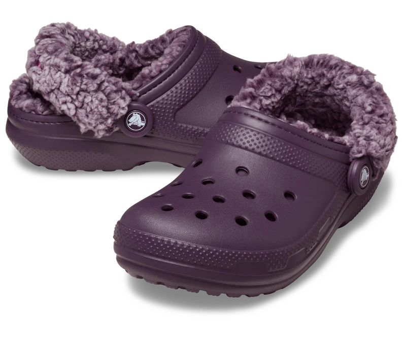 CROCS Unisex-Fleece Lined Clog | Plüschpflaume