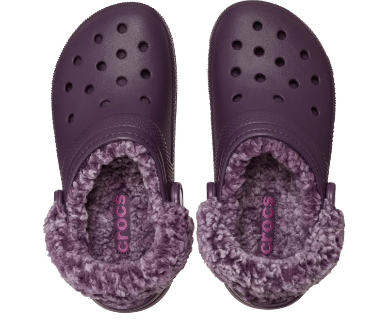 CROCS Unisex-Fleece Lined Clog | Plüschpflaume