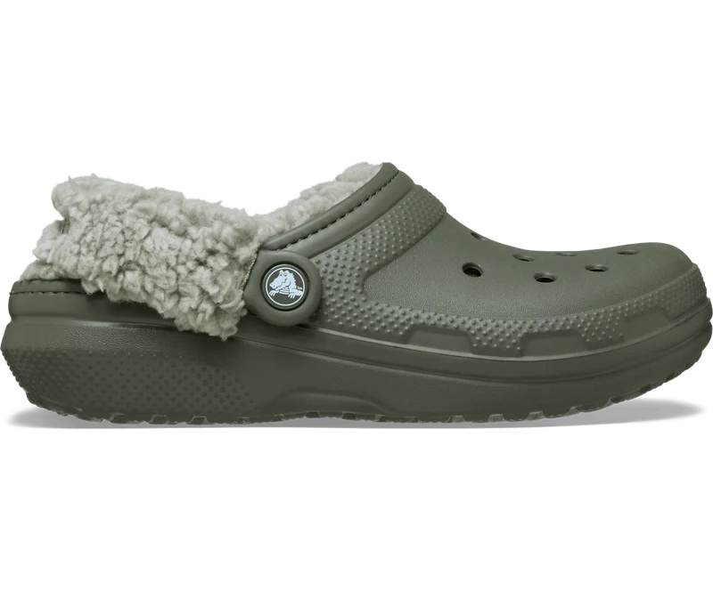 CROCS Unisex-Fleece Lined Clog | Dusty Olive