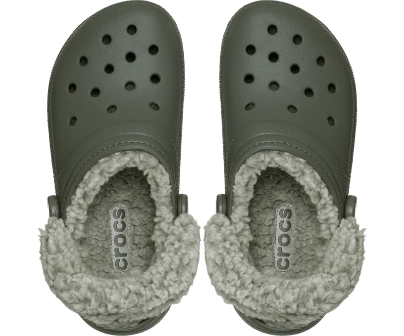 CROCS Unisex-Fleece Lined Clog | Dusty Olive