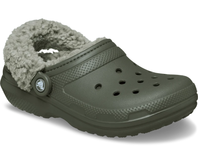 CROCS Unisex-Fleece Lined Clog | Dusty Olive