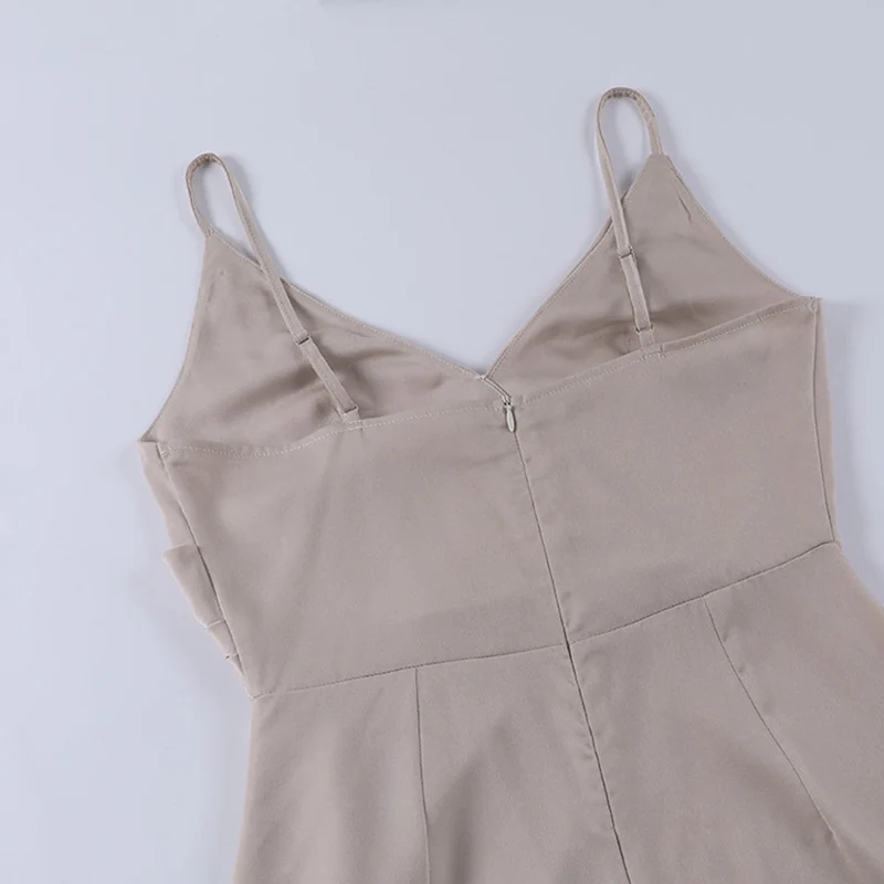 Marie | Damen Cocktailparty-Kleid elegantes Maxi-Abendkleid mit Schlitz V-Ausschnitt