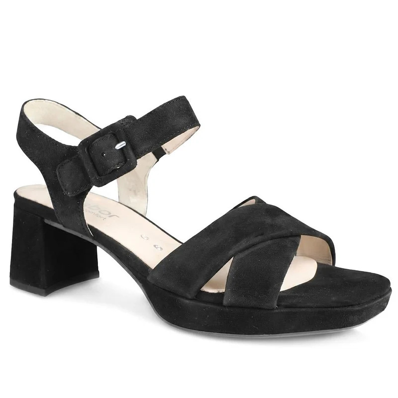 Gabor Wide Fit Block Heel Sandals - GABC43500 / 330 399