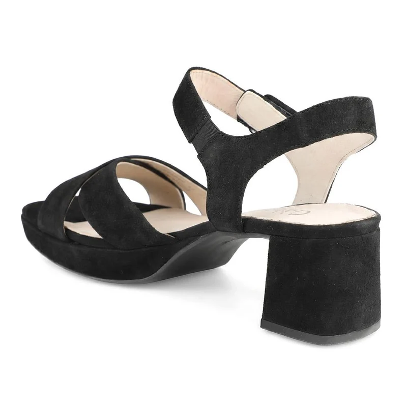 Gabor Wide Fit Block Heel Sandals - GABC43500 / 330 399 - Black