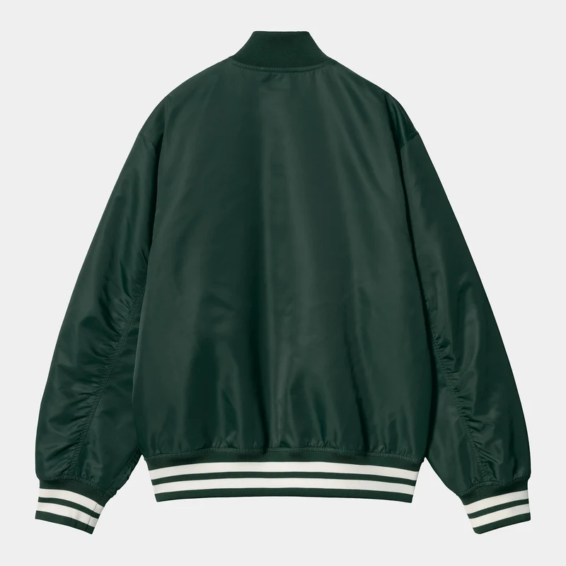 Carhartt WIP Flaming Ducks Bomberjacke für Herren | Conifer / Wax