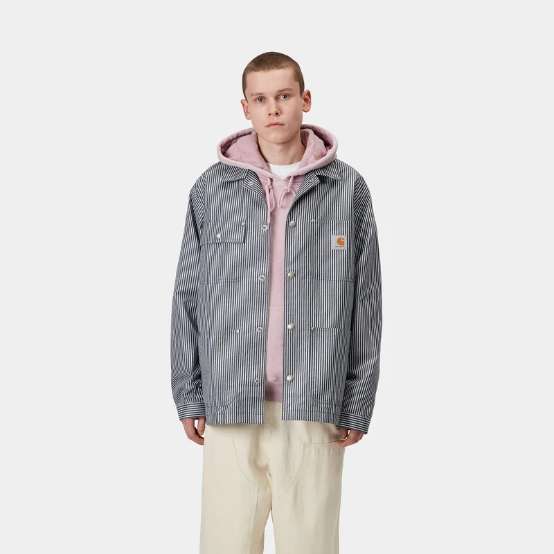 Carhartt WIP Notus Coach-Jacke für Herren | Space Arvin Stripe