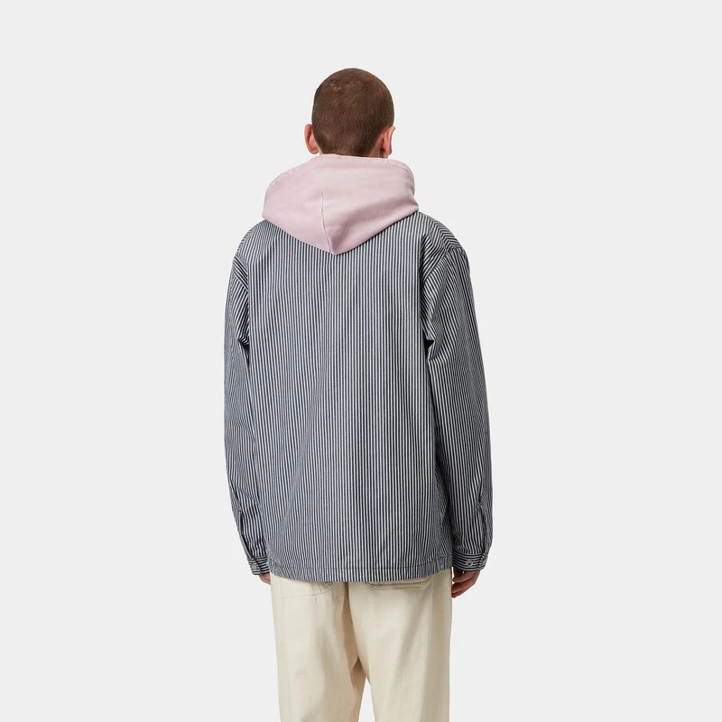 Carhartt WIP Notus Coach-Jacke für Herren | Space Arvin Stripe