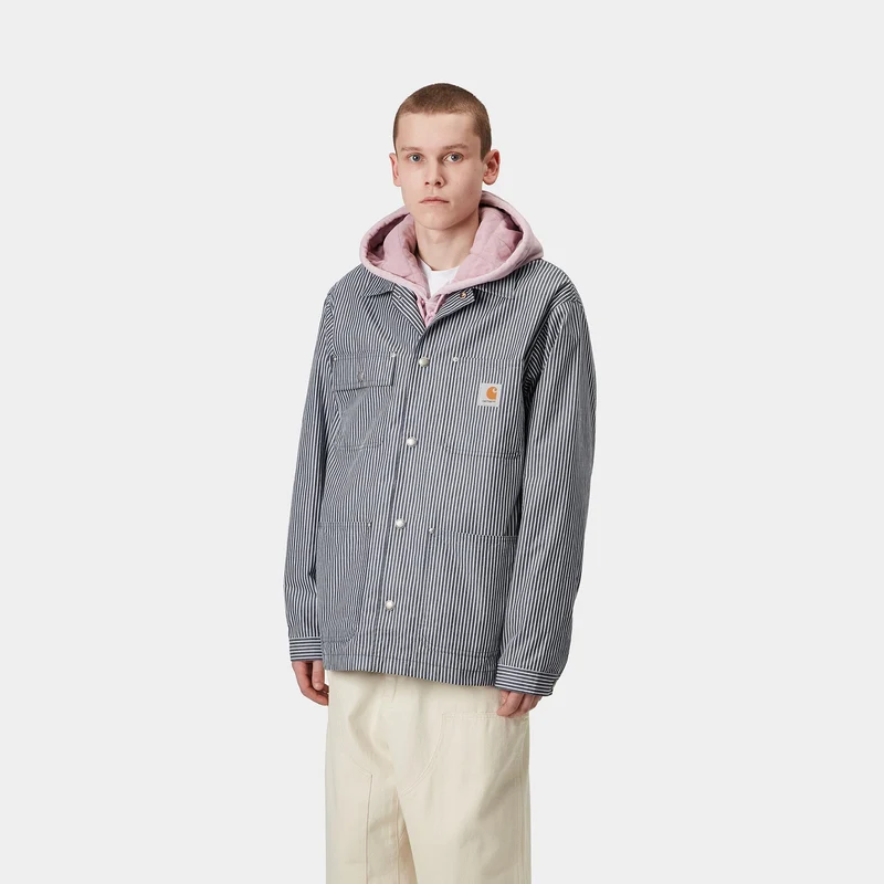 Carhartt WIP Notus Coach-Jacke für Herren | Space Arvin Stripe
