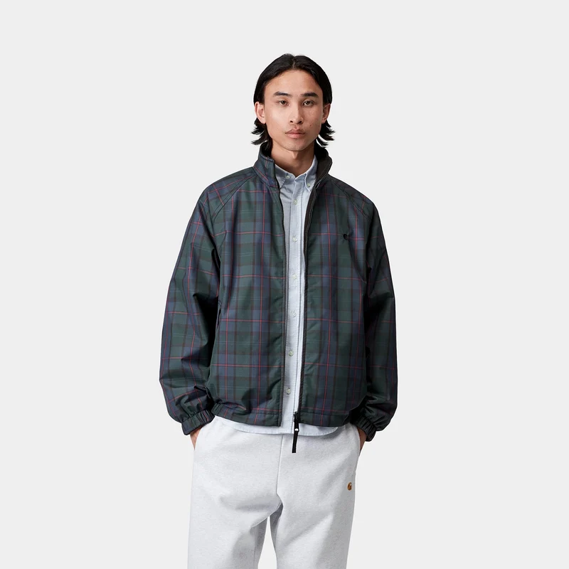 Carhartt WIP Herren Wende-Planerjacke | Air Force Blau / Schwarz