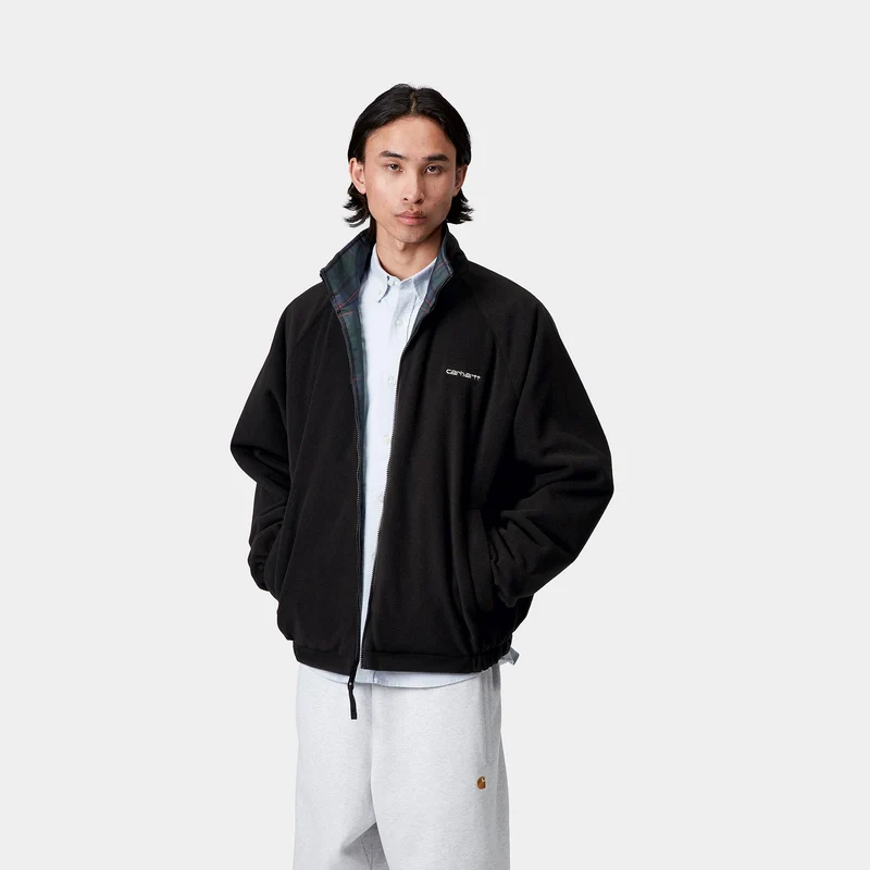 Carhartt WIP Herren Wende-Planerjacke | Air Force Blau / Schwarz
