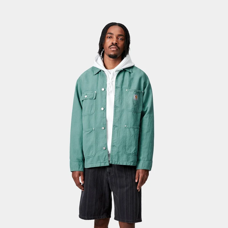 Carhartt WIP Herren Walter Arbeitsjacke | Saguaro Stückgefärbt