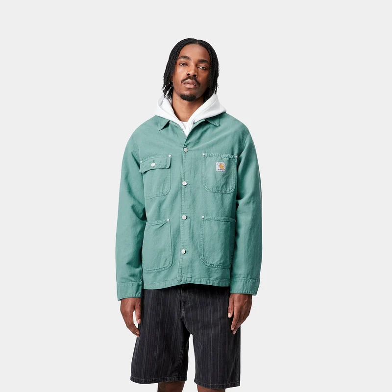 Carhartt WIP Herren Walter Arbeitsjacke | Saguaro Stückgefärbt