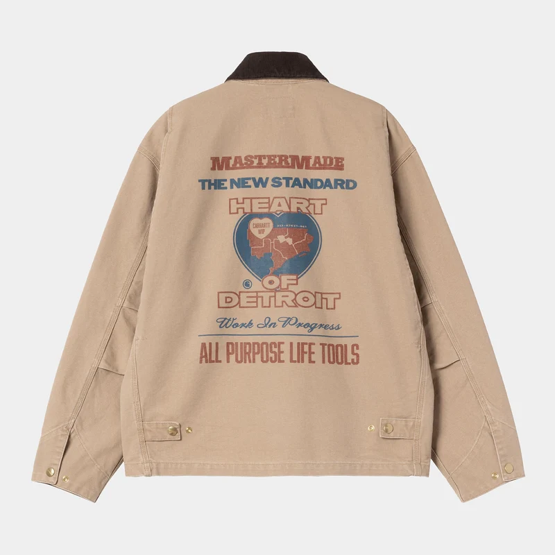 Carhartt WIP Herren OG Arcan Graphic Jacke | Dusty Hamilton Brown