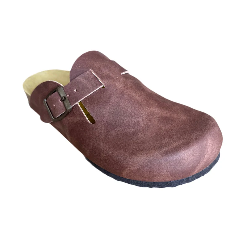 Plakton Gibraltar Lederpantolette - Braun