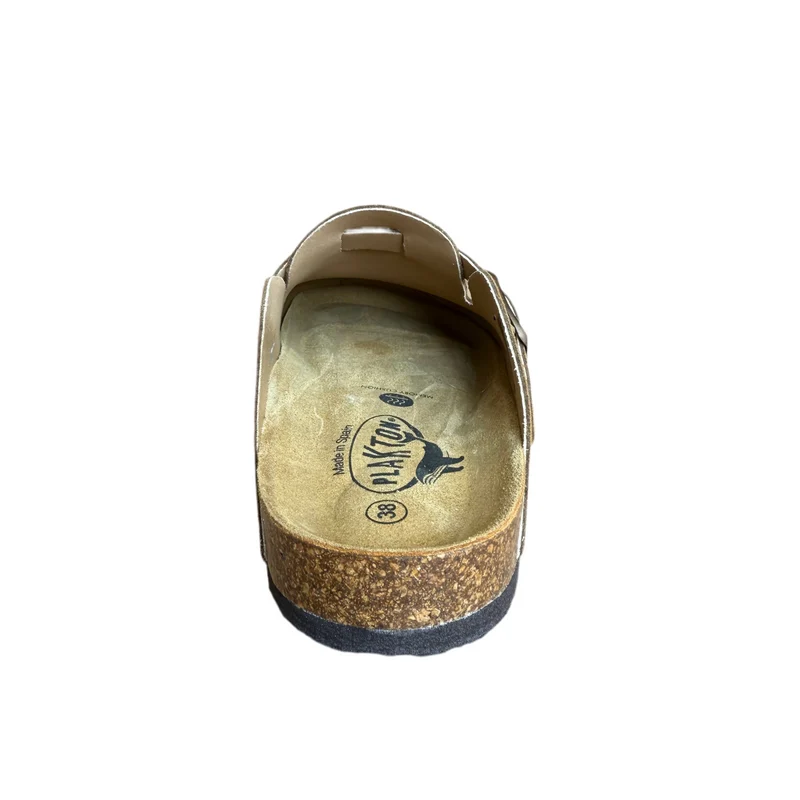 Plakton Gibraltar Wildleder Pantoletten - Toffee