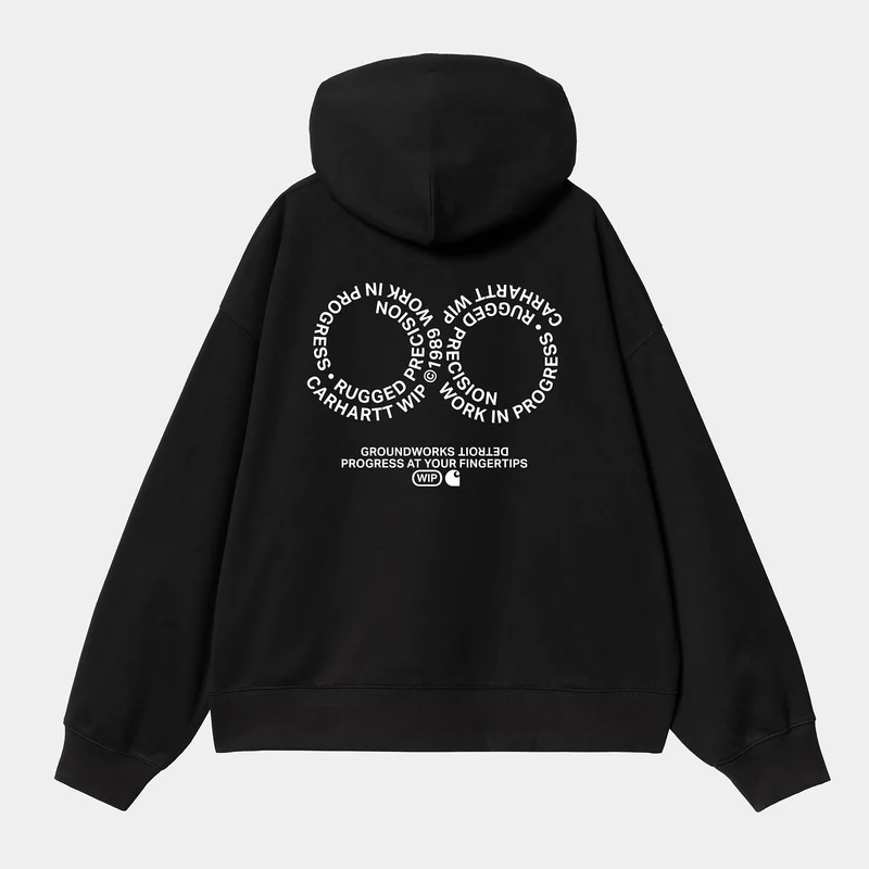 Carhartt WIP Herren Rotation Hoodie - Schwarz