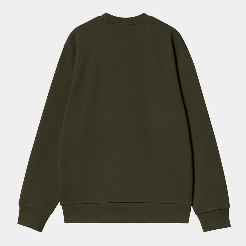 Carhartt WIP Herren Sweatshirt mit Schriftzug-Stickerei | Schildkröte