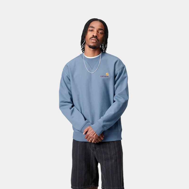 Carhartt WIP Herren American Script Sweatshirt | Sorrent