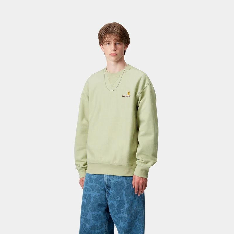 Carhartt WIP Herren American Script Sweatshirt | Helloliv