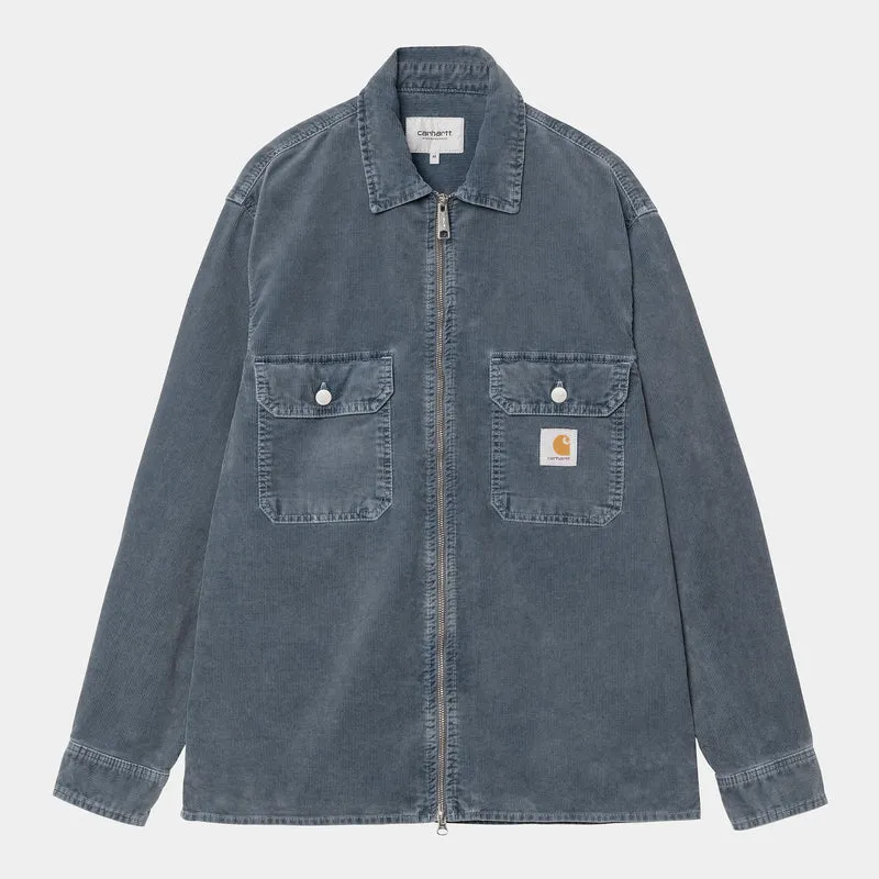 Carhartt WIP Herren Reynold Hemdjacke - Dunkelblau