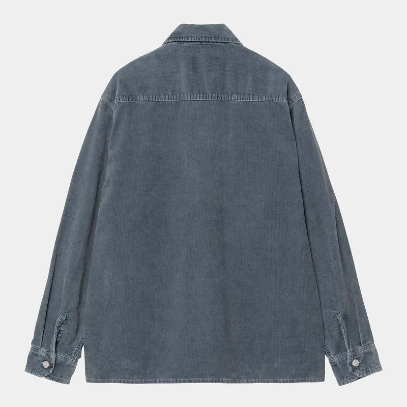 Carhartt WIP Herren Reynold Hemdjacke - Dunkelblau