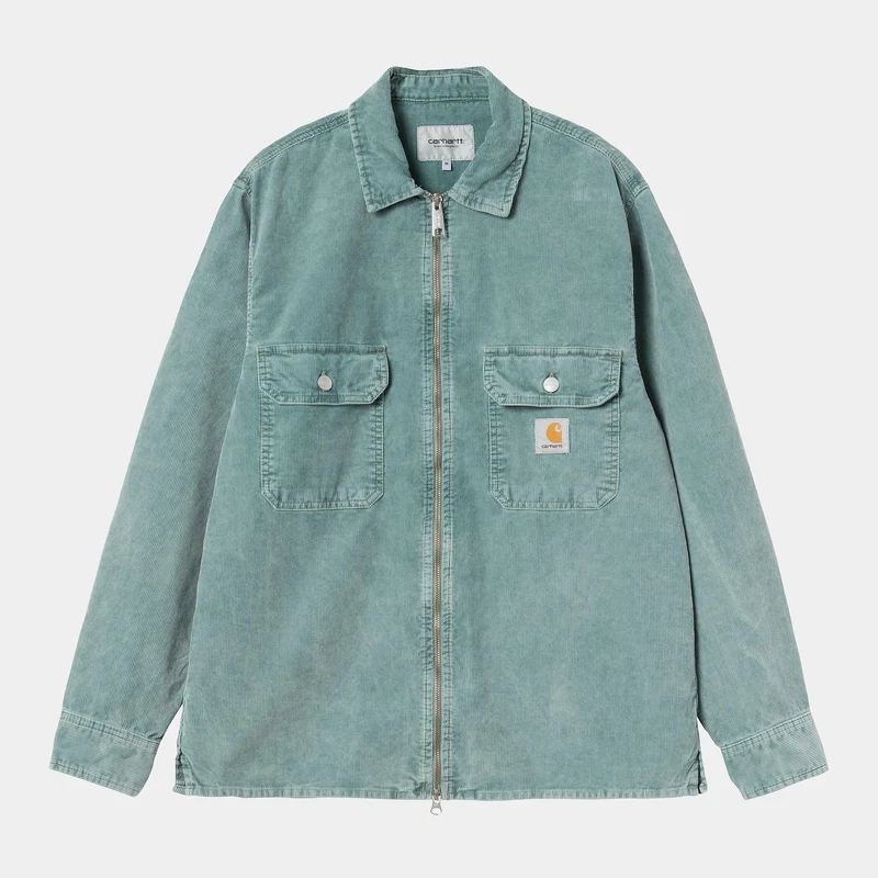 Carhartt WIP Herren Reynold Hemdjacke - Silberkiefer