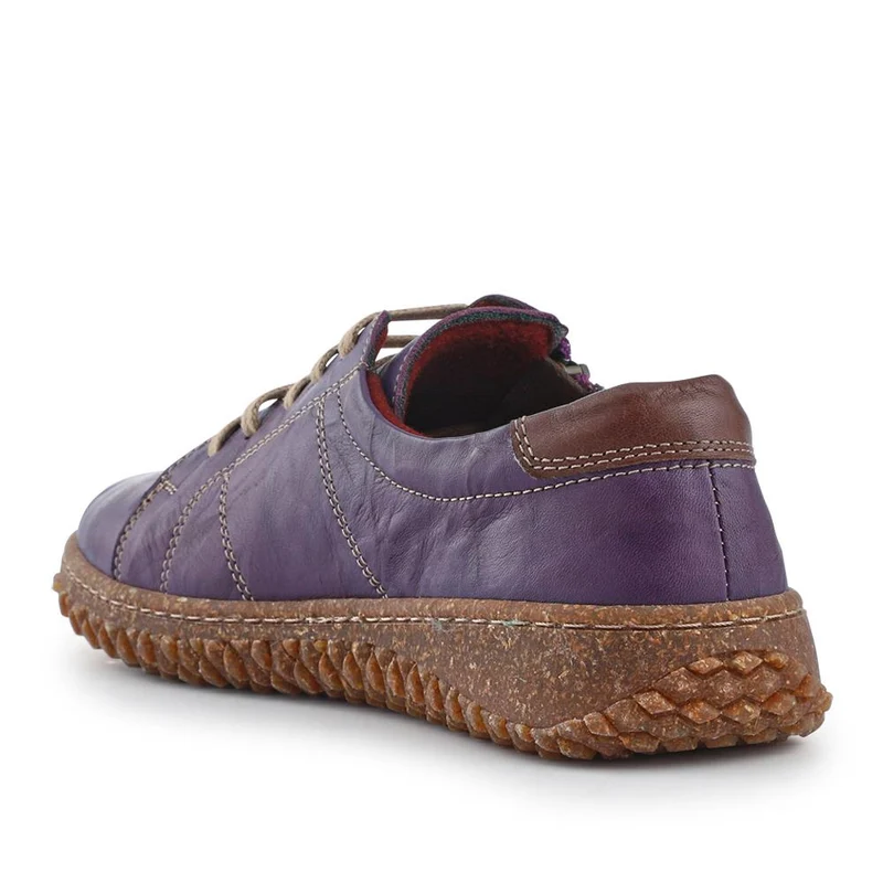 Loretta Leather Trainers - HAK38023 / 324 496 - Purple