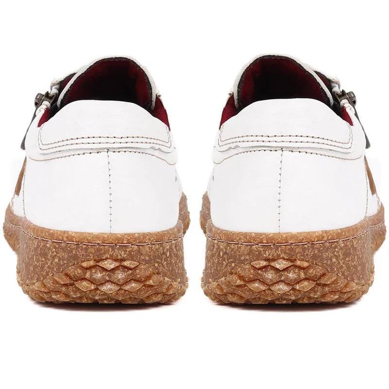 Loretta Leather Trainers - HAK38023 / 324 496 - Off White
