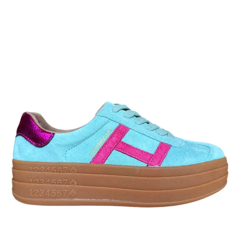 Drilleys Damen-Sneaker Sixty Eight | Sea Green Techno