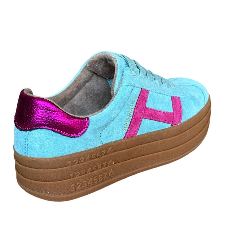 Drilleys Damen-Sneaker Sixty Eight | Sea Green Techno