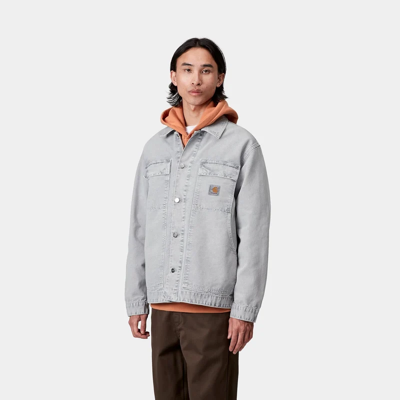 Carhartt WIP Herren OG Arctic Jacke | Schwarze Kreidewäsche