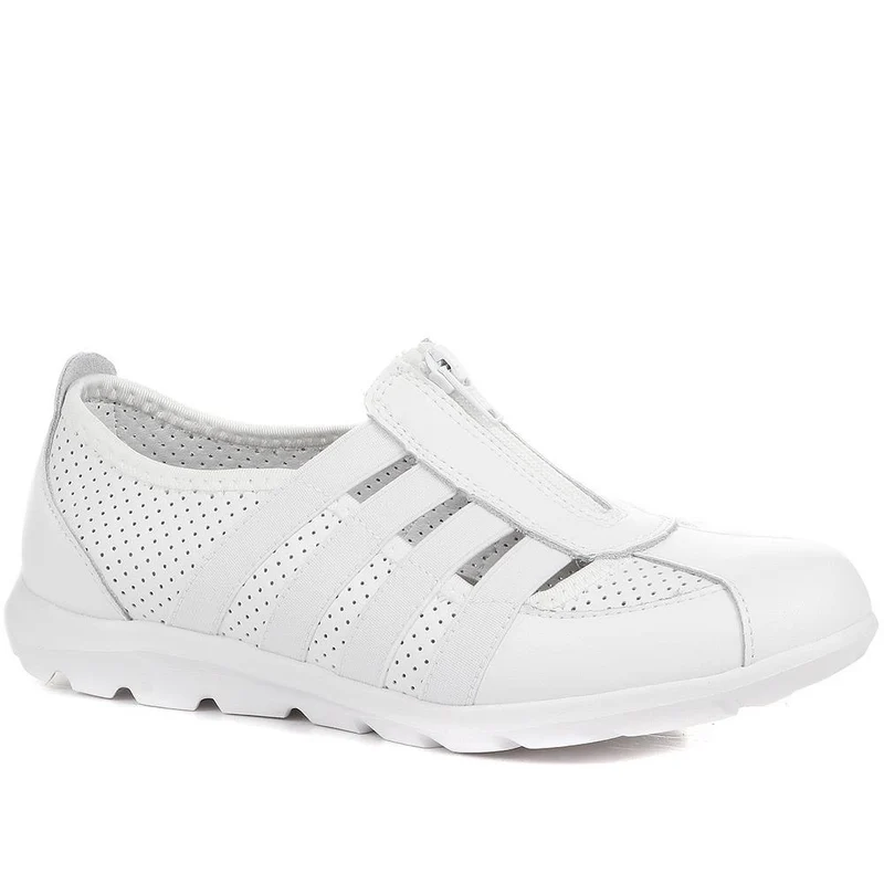 Leather Slip-On Shoes - BRK24000 / 308 245