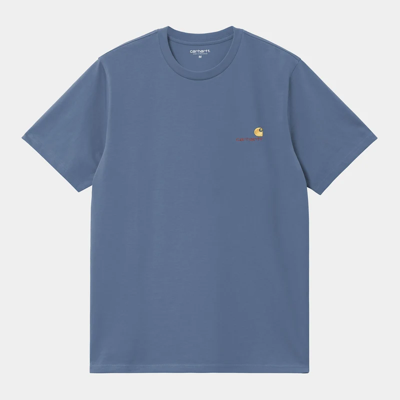 Carhartt WIP Herren Kurzarm American Script T-Shirt | Sorrent