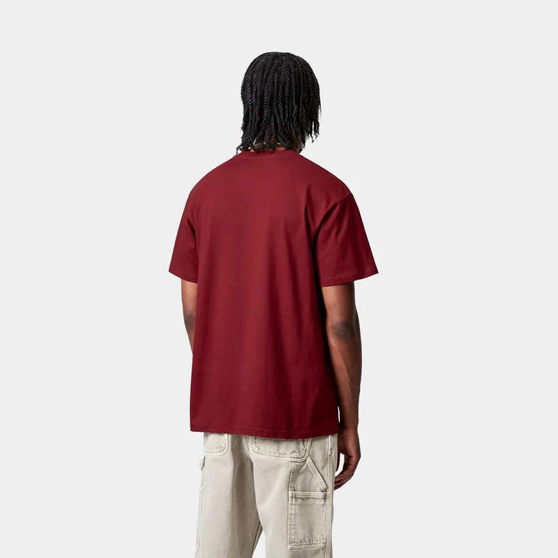 Carhartt WIP Herren Chase Kurzarm-T-Shirt | Scharlachrot