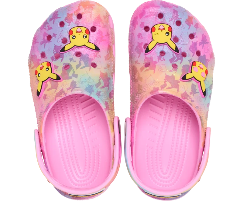 CROCS Kinder Pokemon Pikachu Rosa Clog