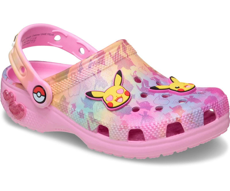 CROCS Kinder Pokemon Pikachu Rosa Clog