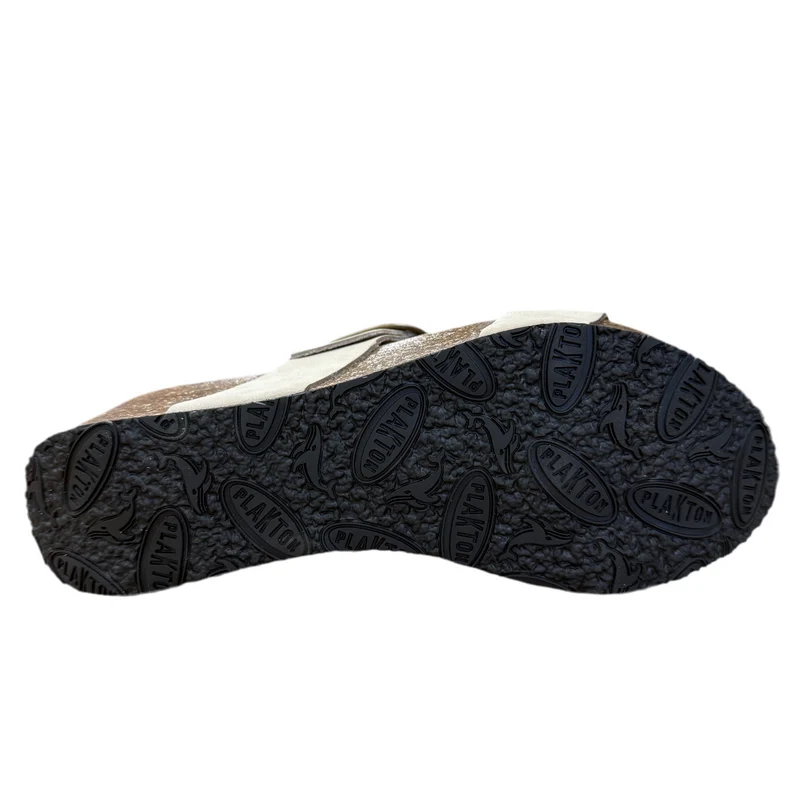 Plakton Alicante Hi Nubuk-Sandalen für Damen - Beige