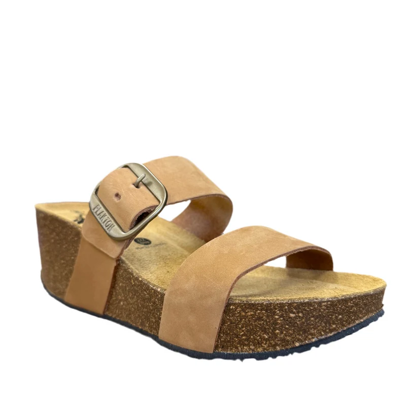 Plakton Alicante Hi Nubuk-Sandale für Damen - Toffee