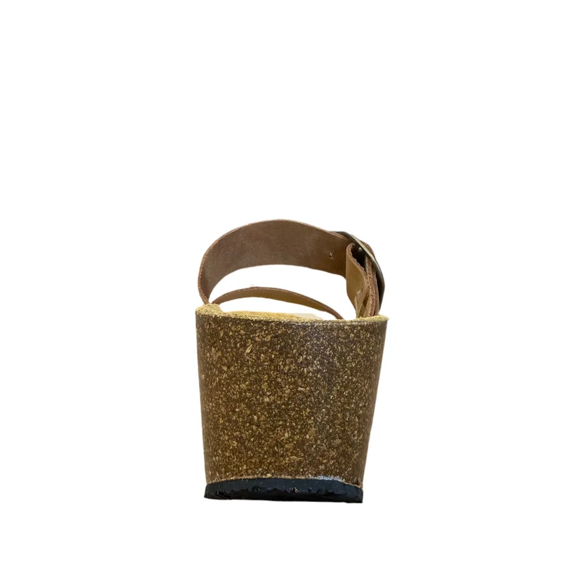 Plakton Alicante Hi Nubuk-Sandale für Damen - Toffee