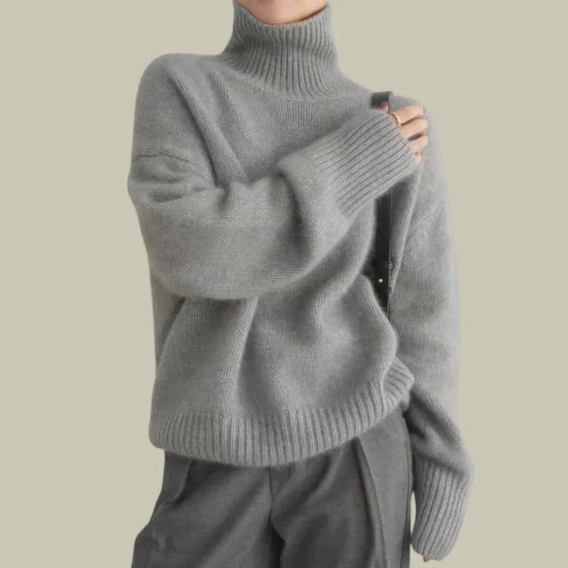 Martina | Damen Rollkragenpullover aus Merinowolle