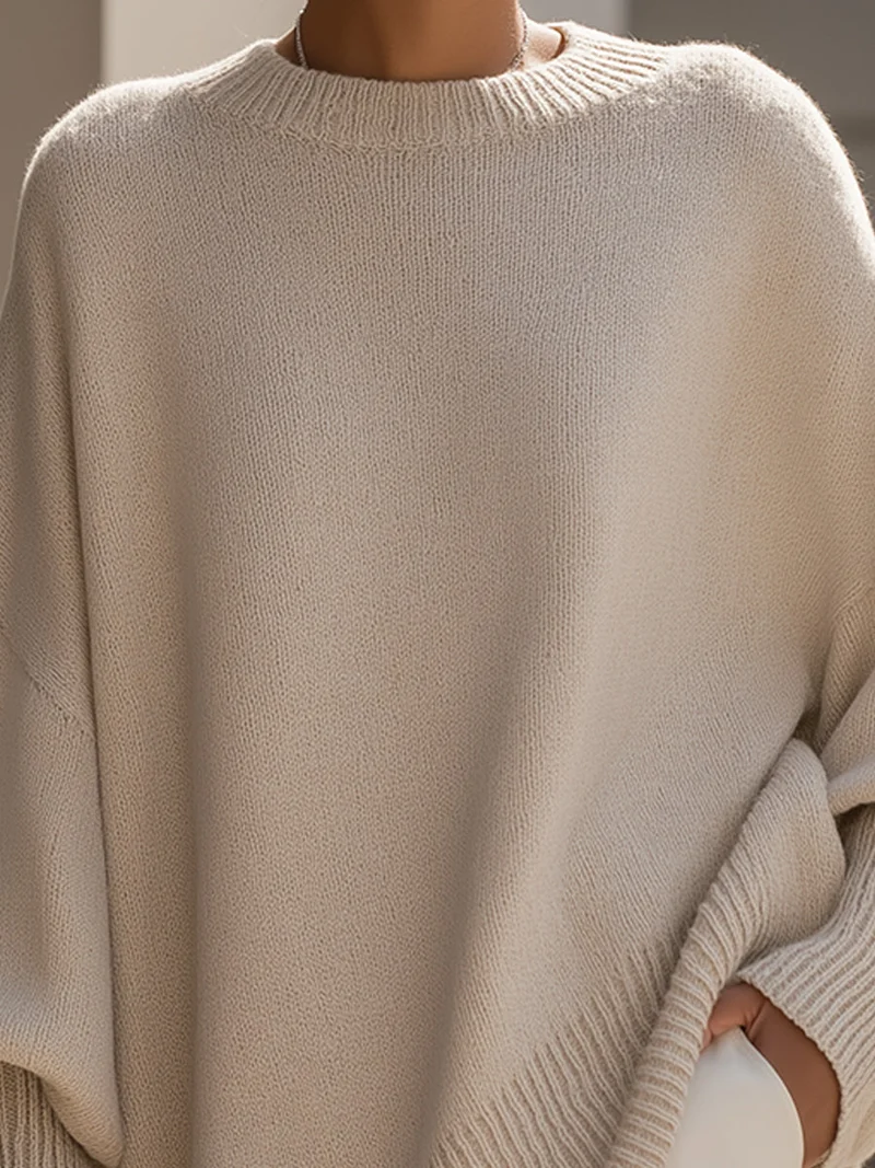 Annika | Damen Eleganter Oversized Pullover